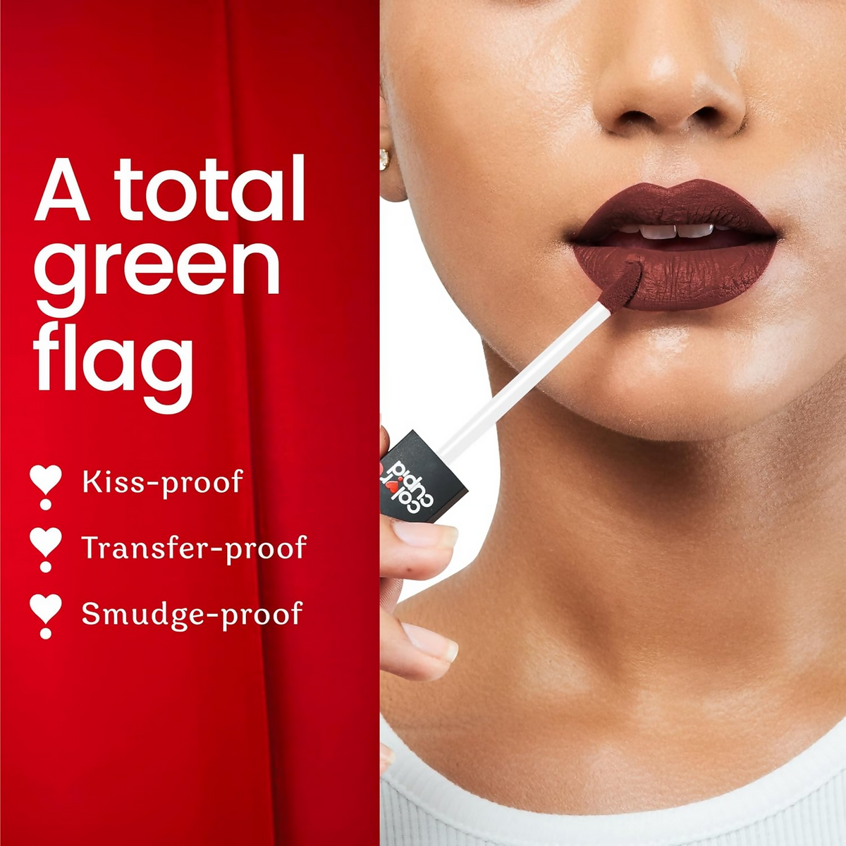 Color Cupid Matte Intense Color 18-Hour Stay Liquid Lipstick - Caramel Sugar | Grocsy