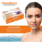 LA Organo Glutathione Kumkumadi Skin Lightening & Brightening Soap | Grocsy