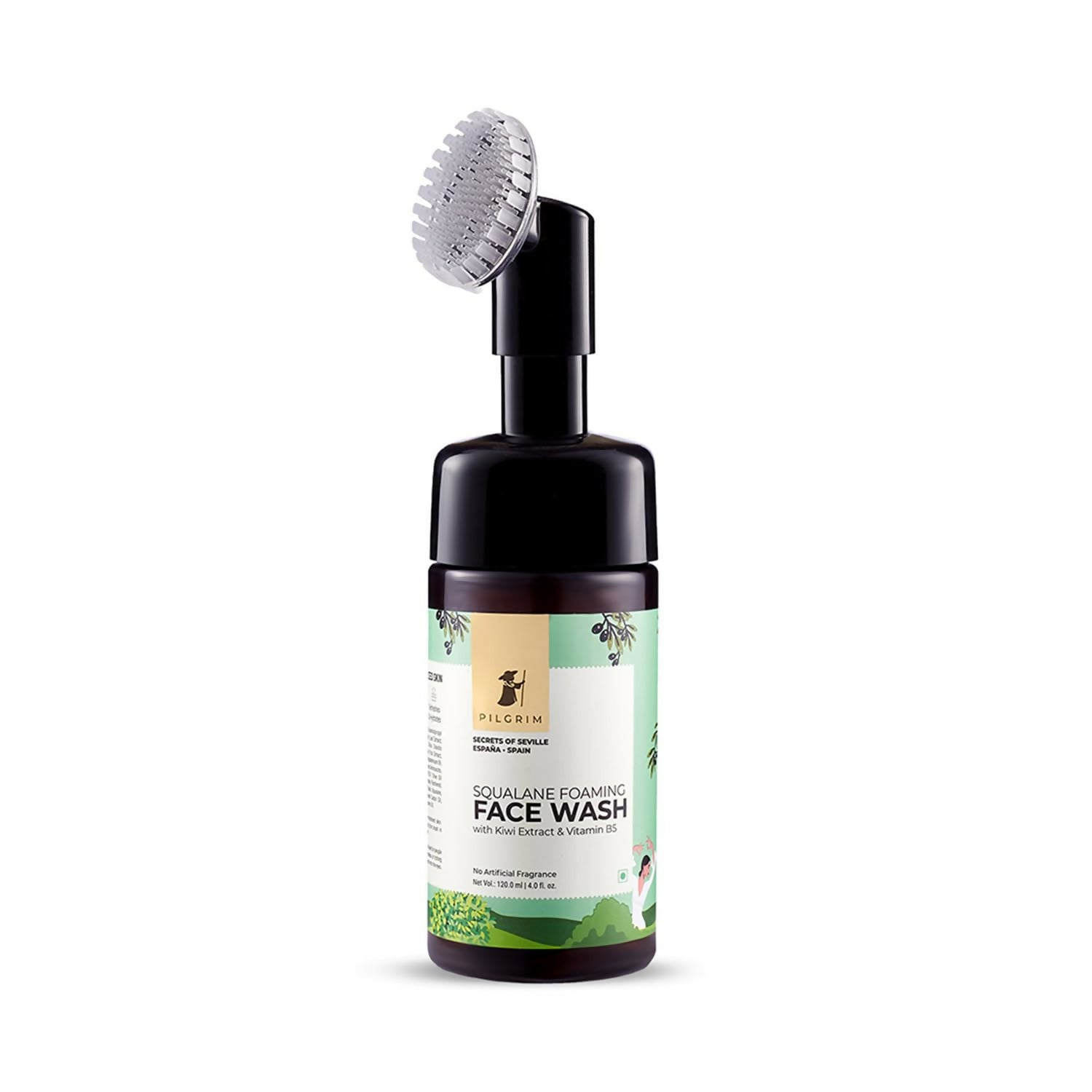 Pilgrim Spanish Foaming Face Wash With Kiwi Extracts & Aloe For Skin Hydration | Grocsy