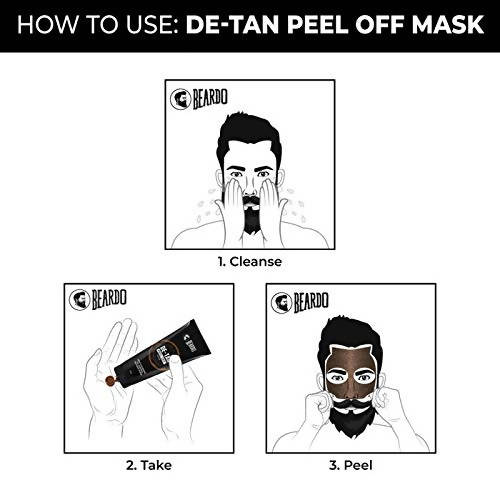Beardo Activated Charcoal Peel Off Mask | Grocsy