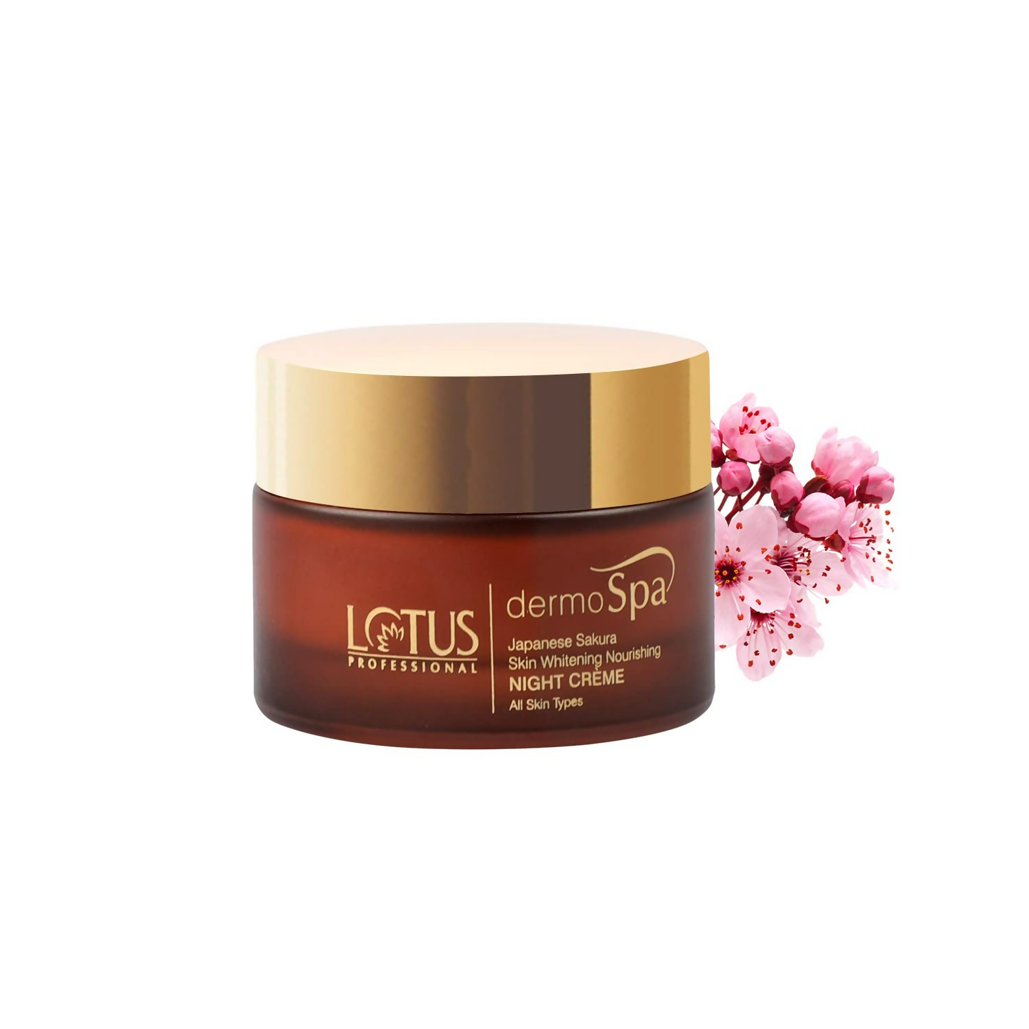 Lotus Professional Dermo Spa Japanese Sakura Skin Whitening & Nourishing Night Cream | Grocsy