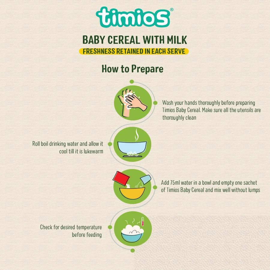 Timios Organic Multigrain Veg Baby Cereal | Grocsy