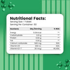 Nirvasa Vitamin D3 + K2 Tablets | Grocsy