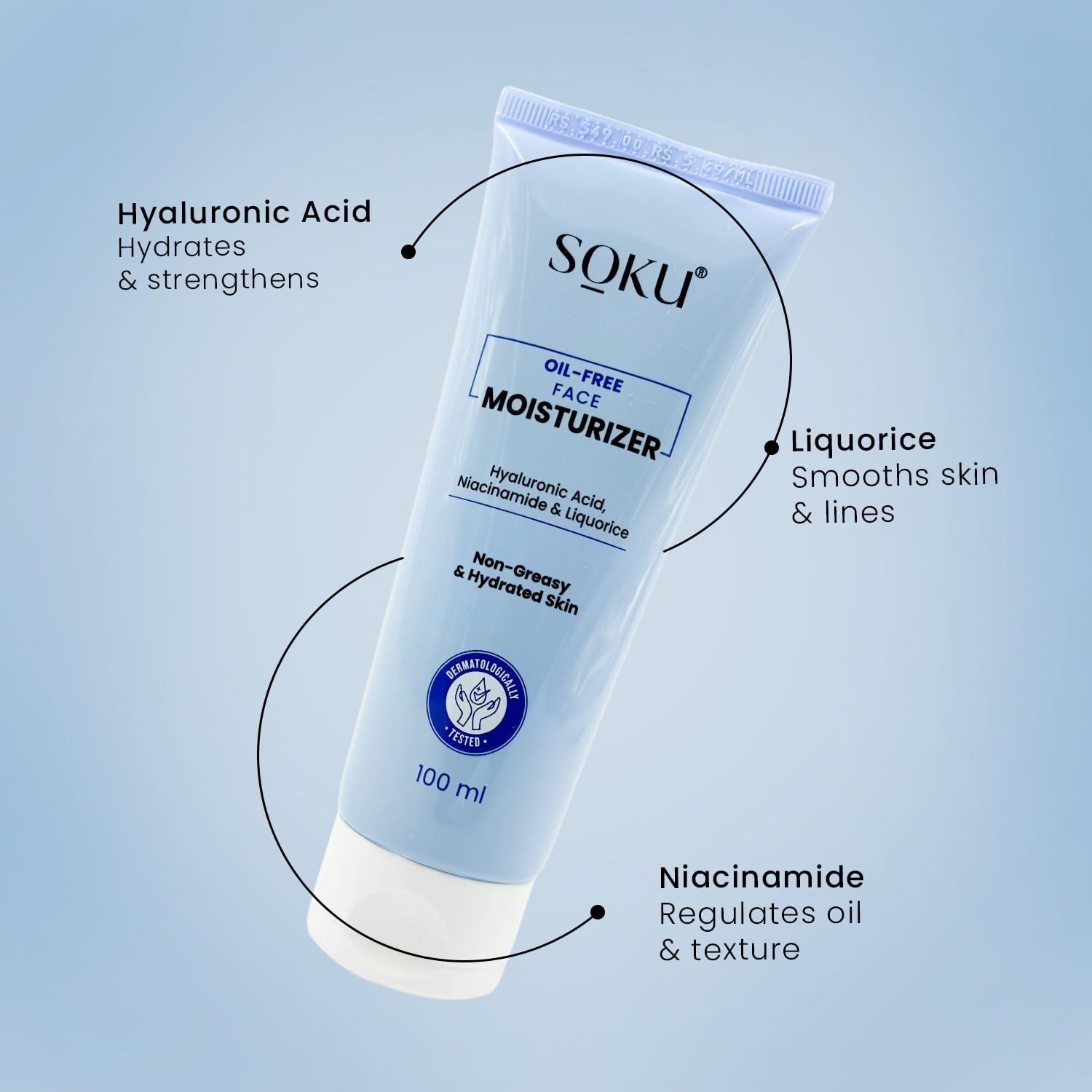 SOKU Oil Free Face Moisturizer Cream | Grocsy