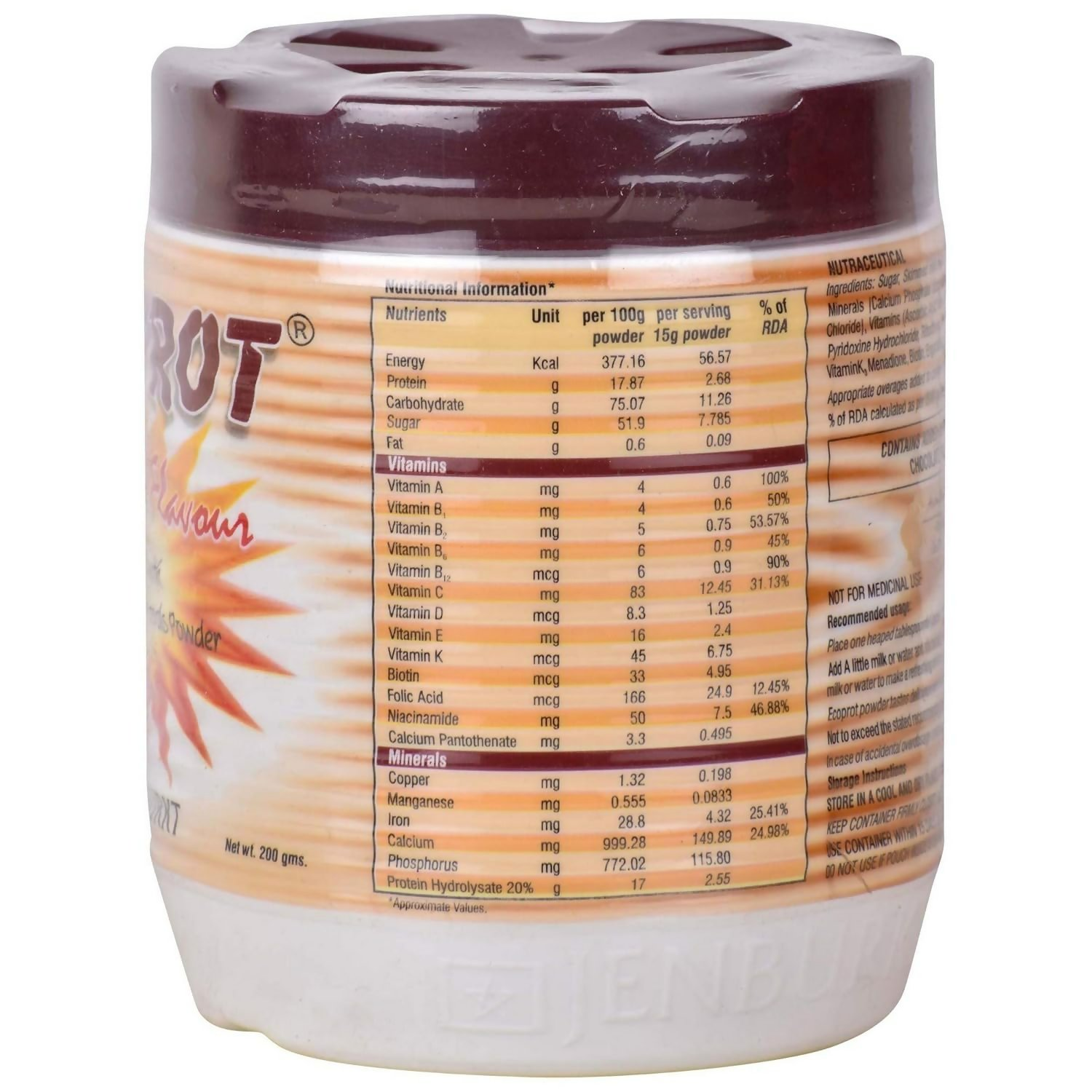 Ecoprot Chocolate Flavour Powder | Grocsy