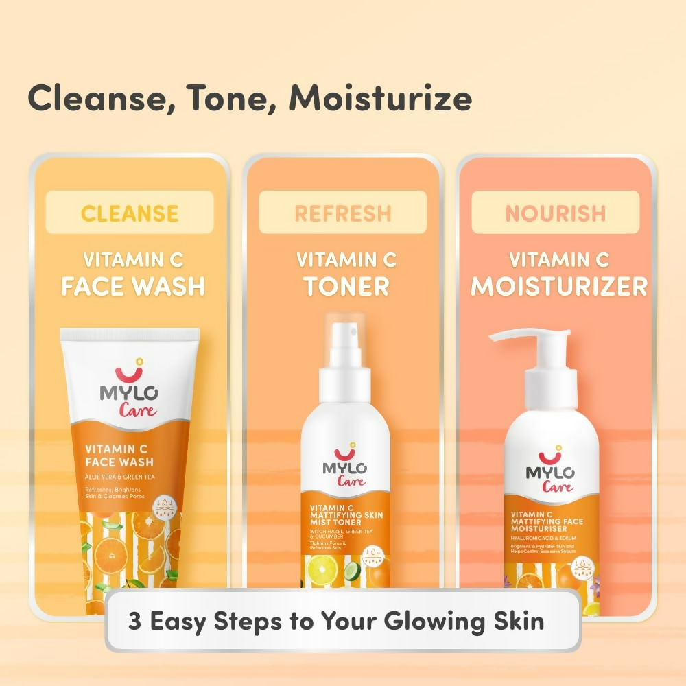 Mylo Care Vitamin C Facial Kit | Grocsy