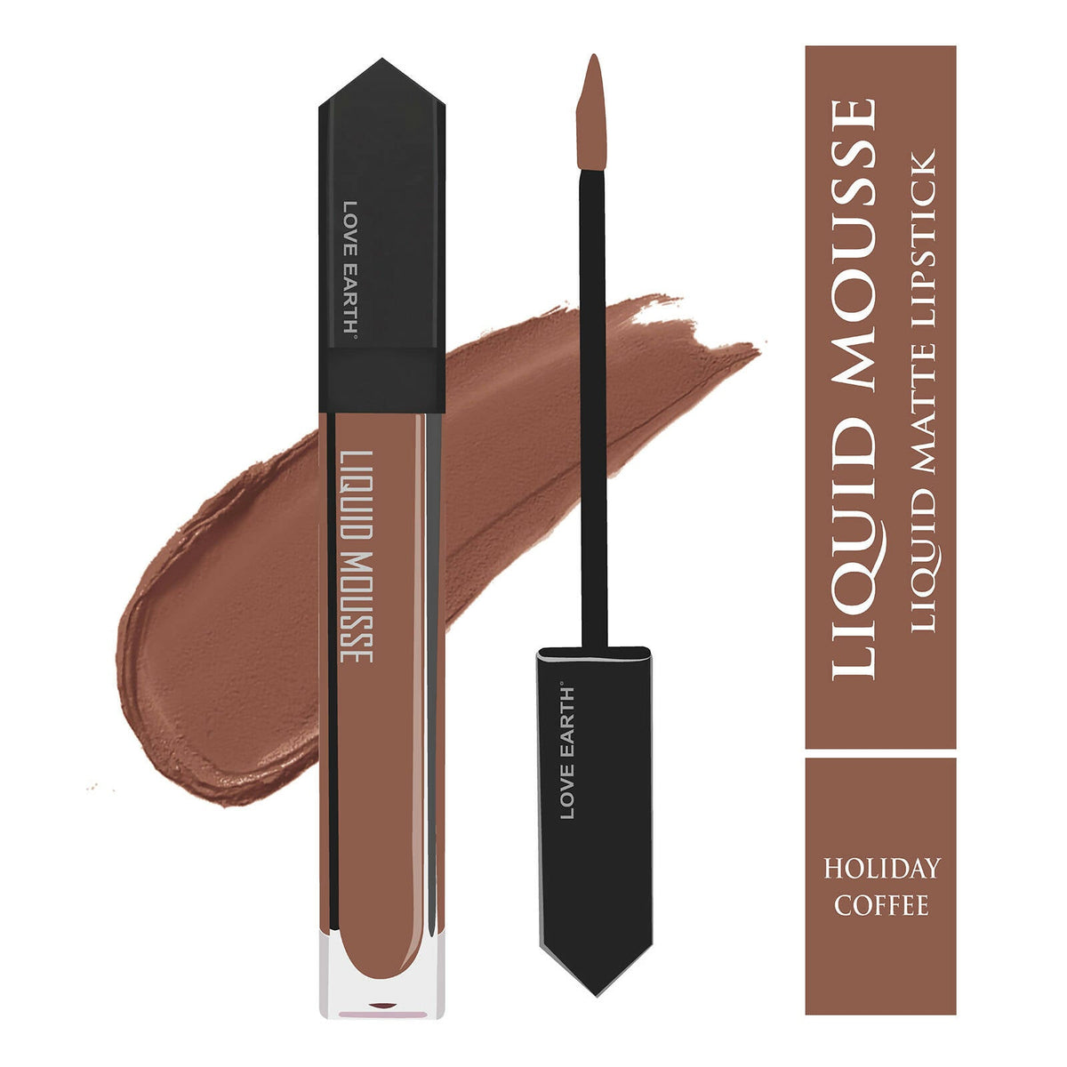 Love Earth Liquid Mousse Lipstick - Holiday Coffee | Grocsy