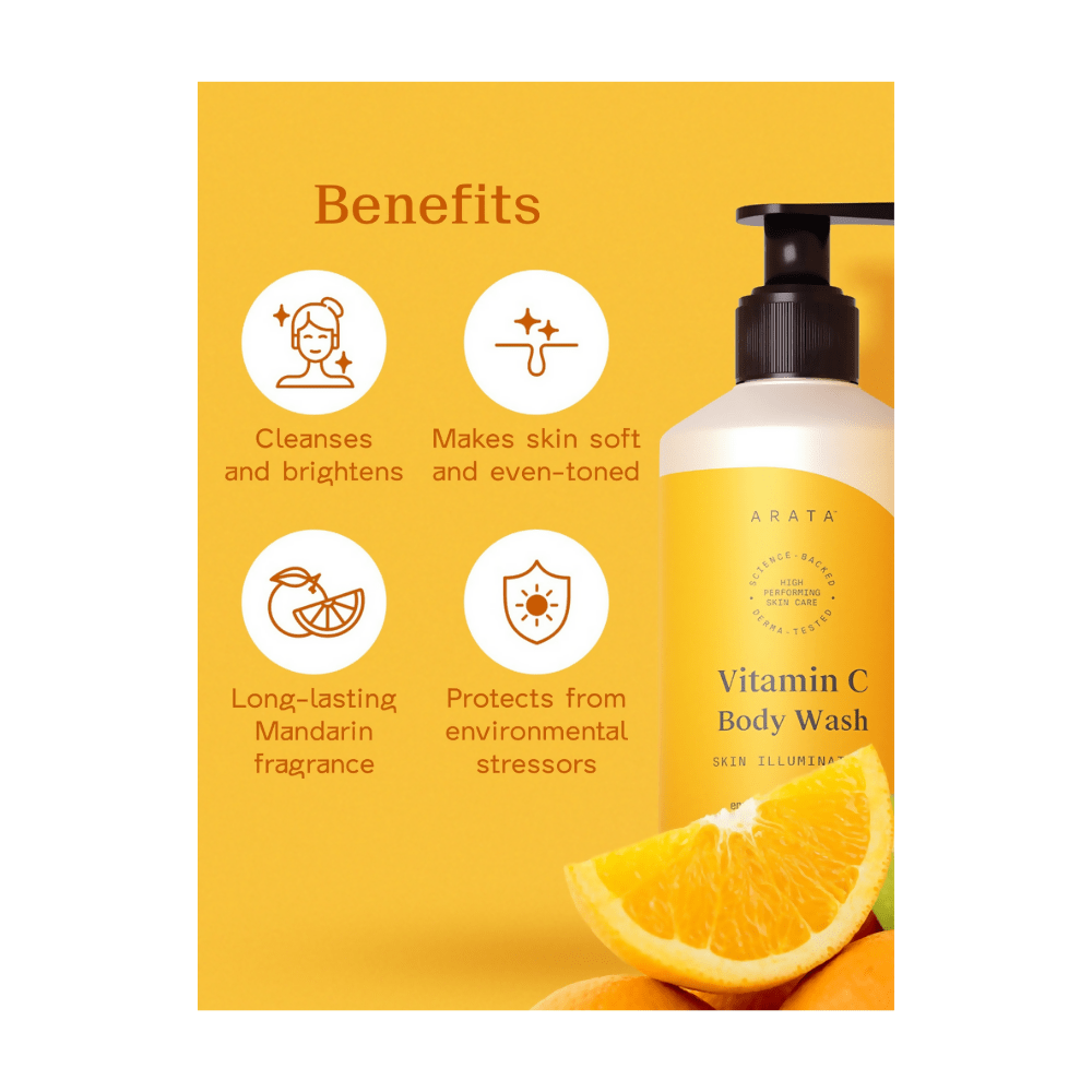 Arata Vitamin C Body Wash | Grocsy