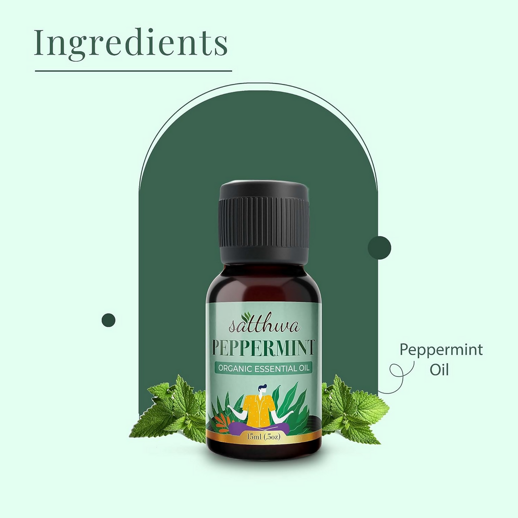 Satthwa Organic Peppermint Essential Oil | Grocsy
