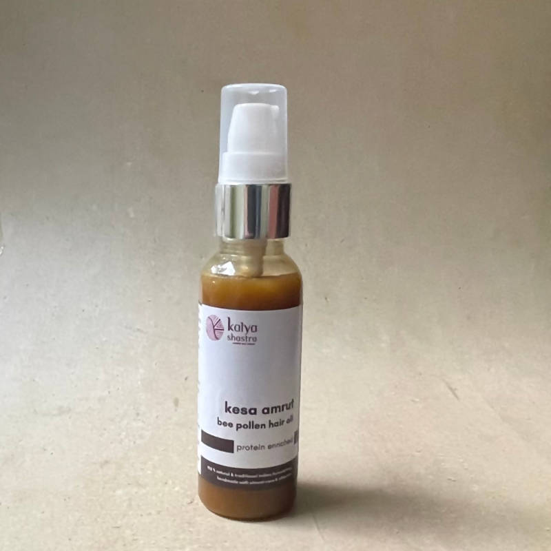 Kalya Shastra Kesa Amrut- Bee Pollen Hair Oil | Grocsy