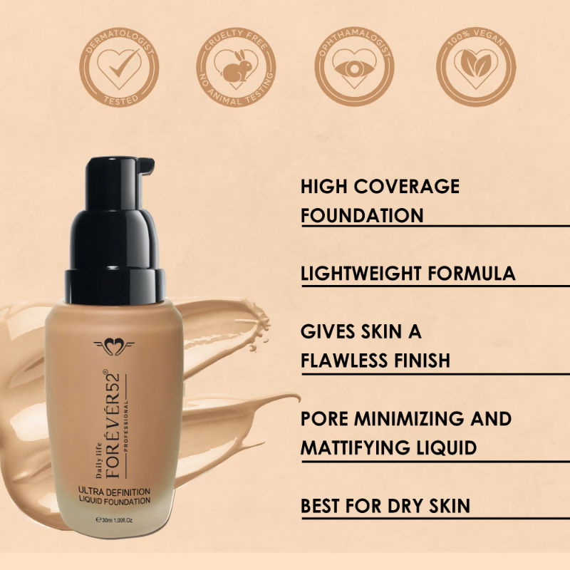 Daily Life Forever52 Ultra Definition Liquid Foundation - FLF013 Fudge | Grocsy