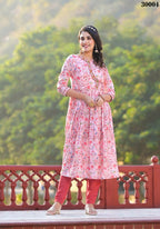 Designer Stylish Light Pink Rubi Silk Stitched Suit With Dupatta - Kiyara | Grocsy