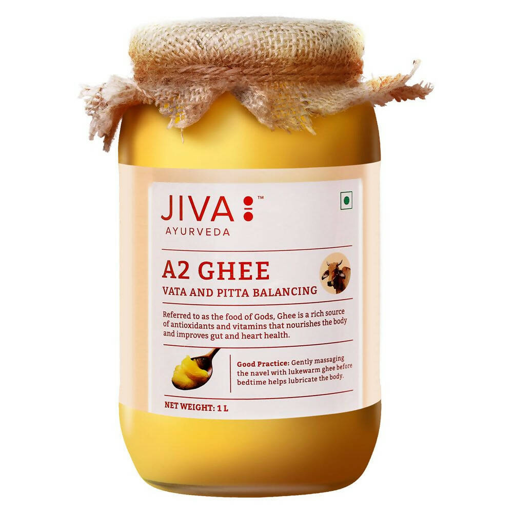 Jiva Ayurveda A2 Gir Cow Ghee | 100% Gir Cow Ghee | Vedic Bilona Method Ghee | Grocsy