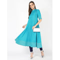 Cheera Kalidar Anarkali Dress With Gotta Work | Grocsy