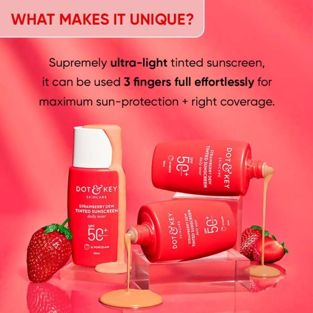 Dot & Key Strawberry Dew Tinted Sunscreen - 05 Beige | Grocsy