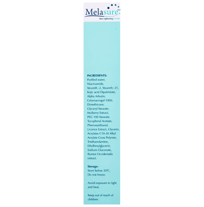 Melasure Skin Lightening Emulgel For All Skin Types | Grocsy