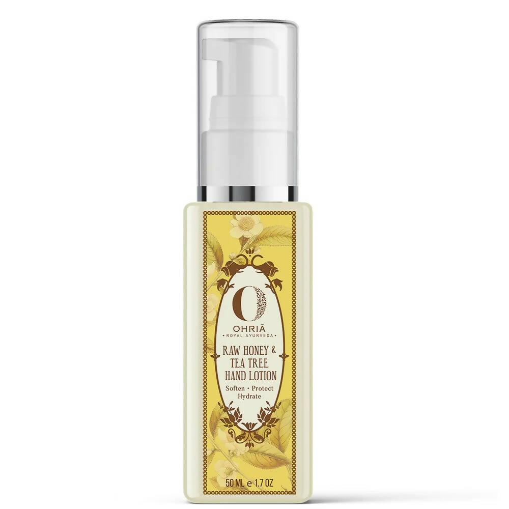 Ohria Ayurveda Raw Honey & Tea Tree Hand Lotion | Grocsy