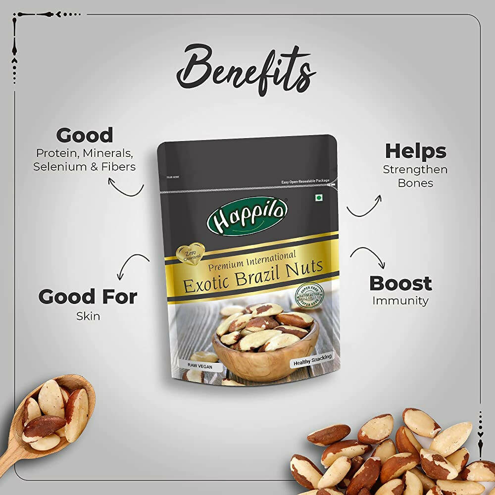 Happilo Premium International Exotic Brazil Nuts | Grocsy