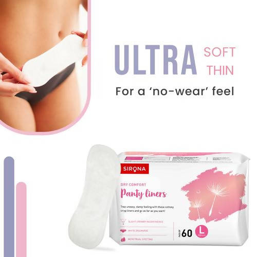 Sirona Dry Comfort Panty Liners | Grocsy
