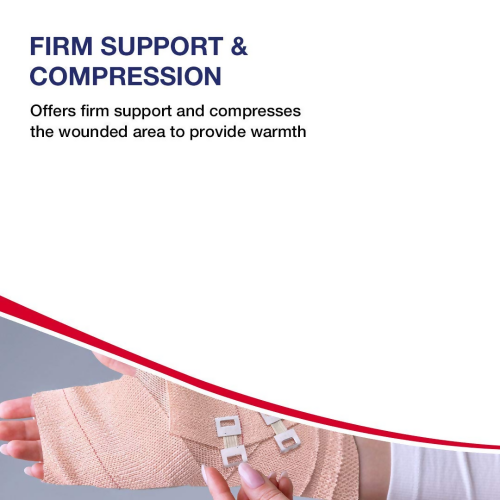 Hansaplast Soft Cotton Crepe Bandage For Pain Relief - Elastic | Grocsy