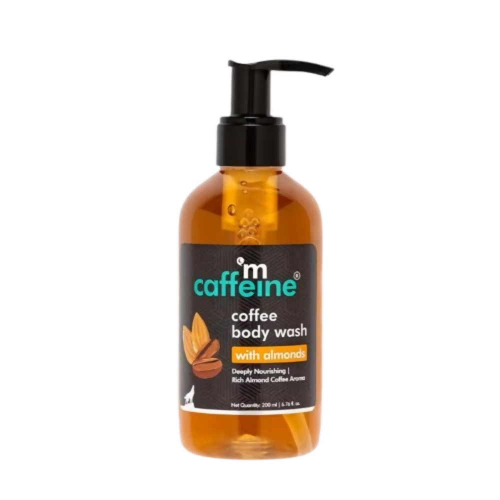 mCaffeine Coffee Body Wash with Almonds De-Tan & Deep Cleansing Shower Gel in Chocolatey Aroma | Grocsy