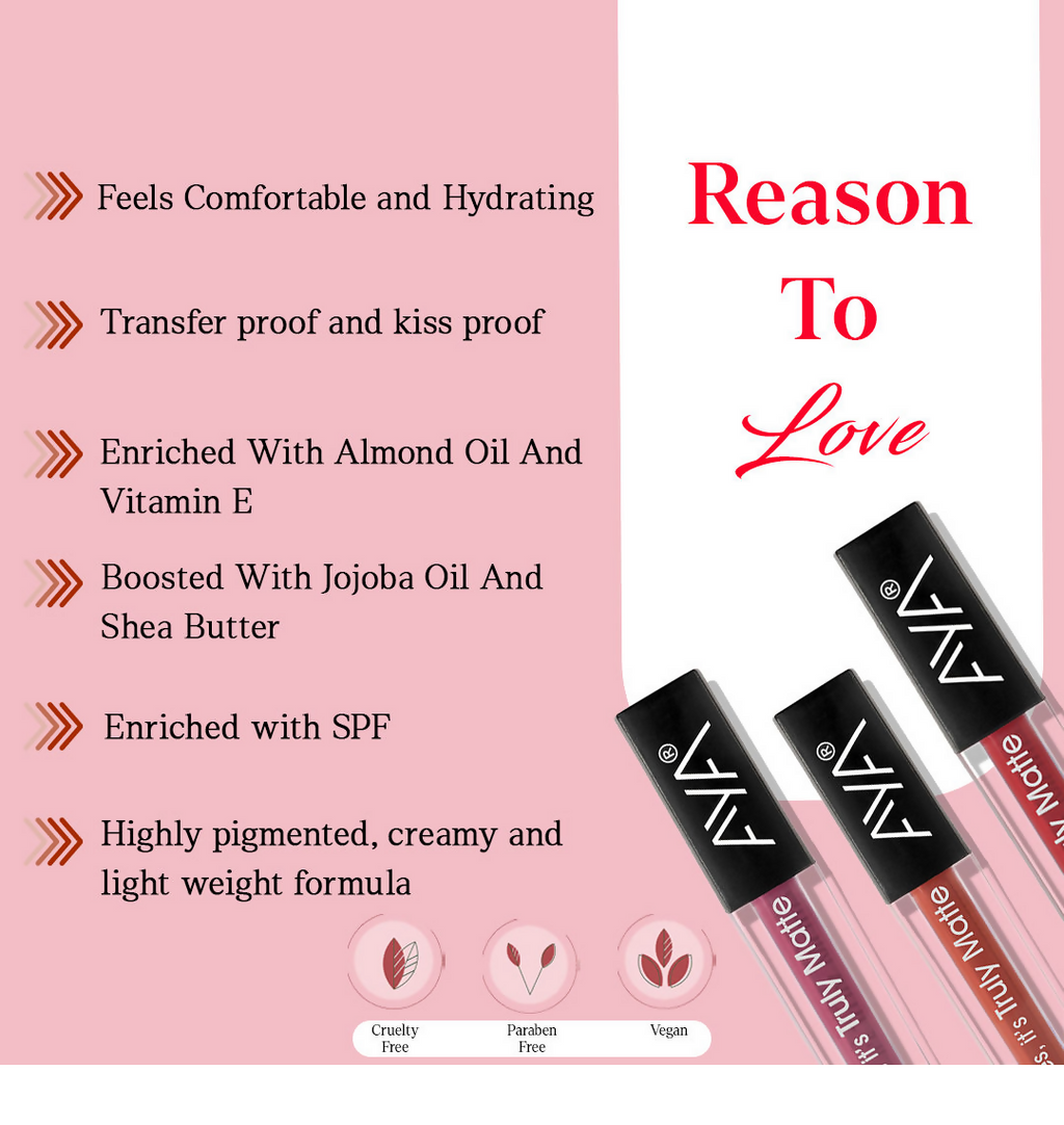 AYA Yes It's Truly Matte Liquid Lipstick - 02 Hazelnut | Grocsy