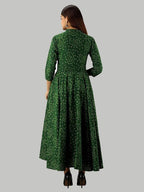 Vamika Rayon Green Party Wear Kurti | Grocsy