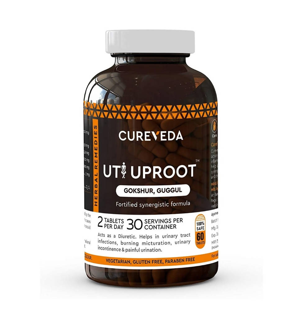 Cureveda UTI Uproot Tablets | Grocsy