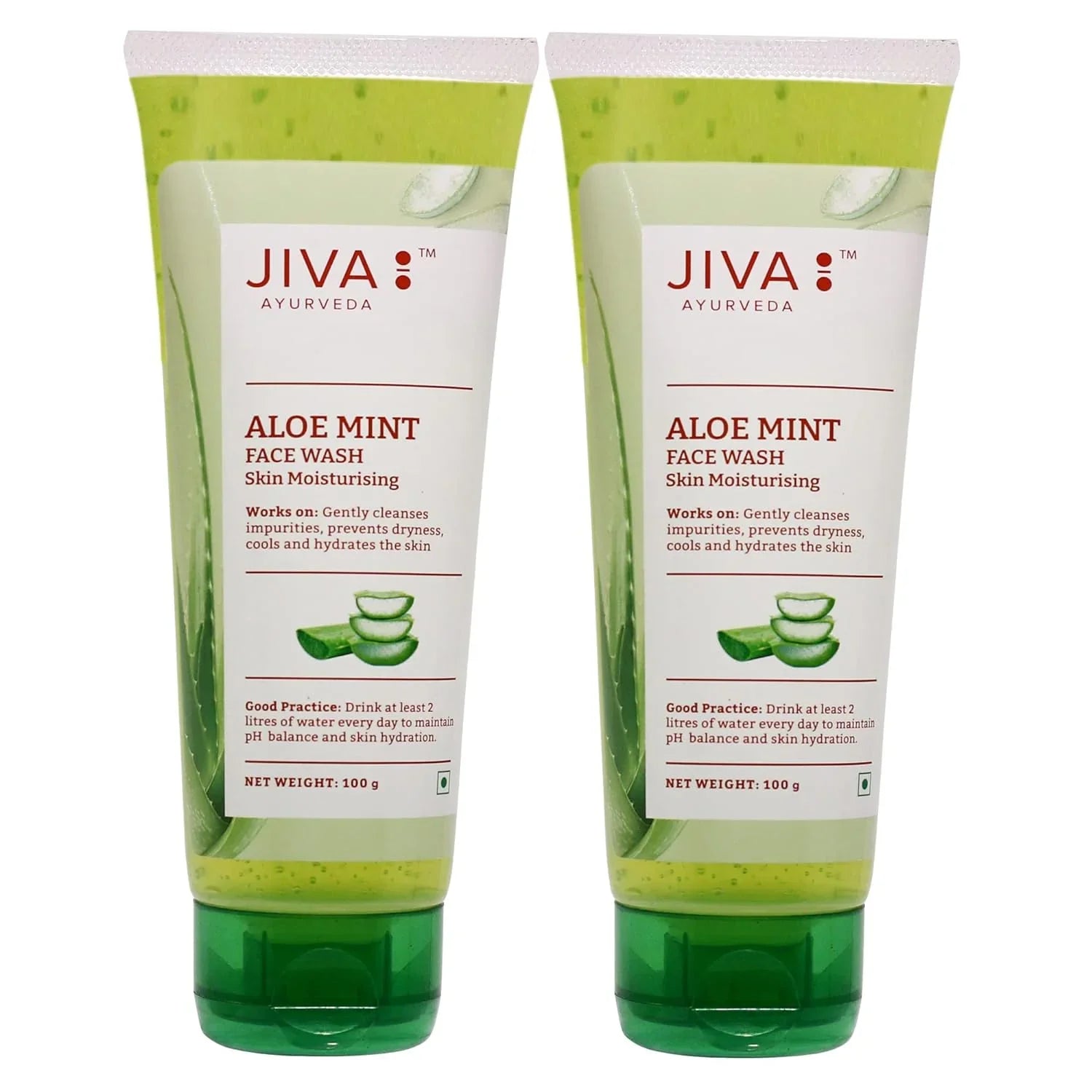 Jiva Ayurveda Aloe Mint Facewash | Grocsy