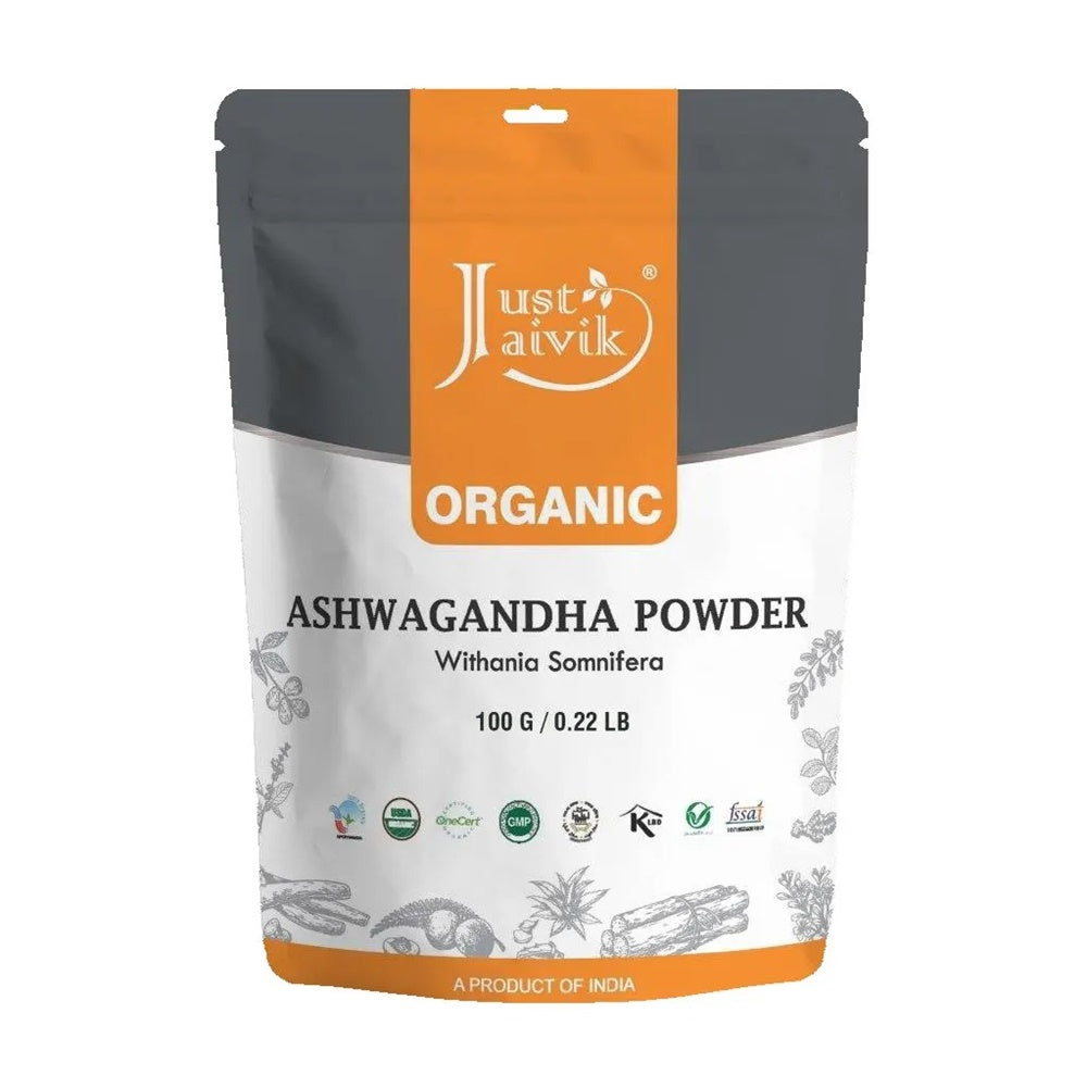 Just Jaivik Organic Ashwagandha Powder | Grocsy