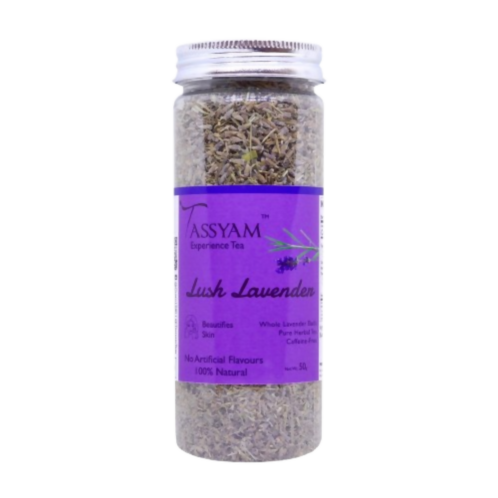 Tassyam Organics Lush Lavender Buds Herbal Tisane | Grocsy