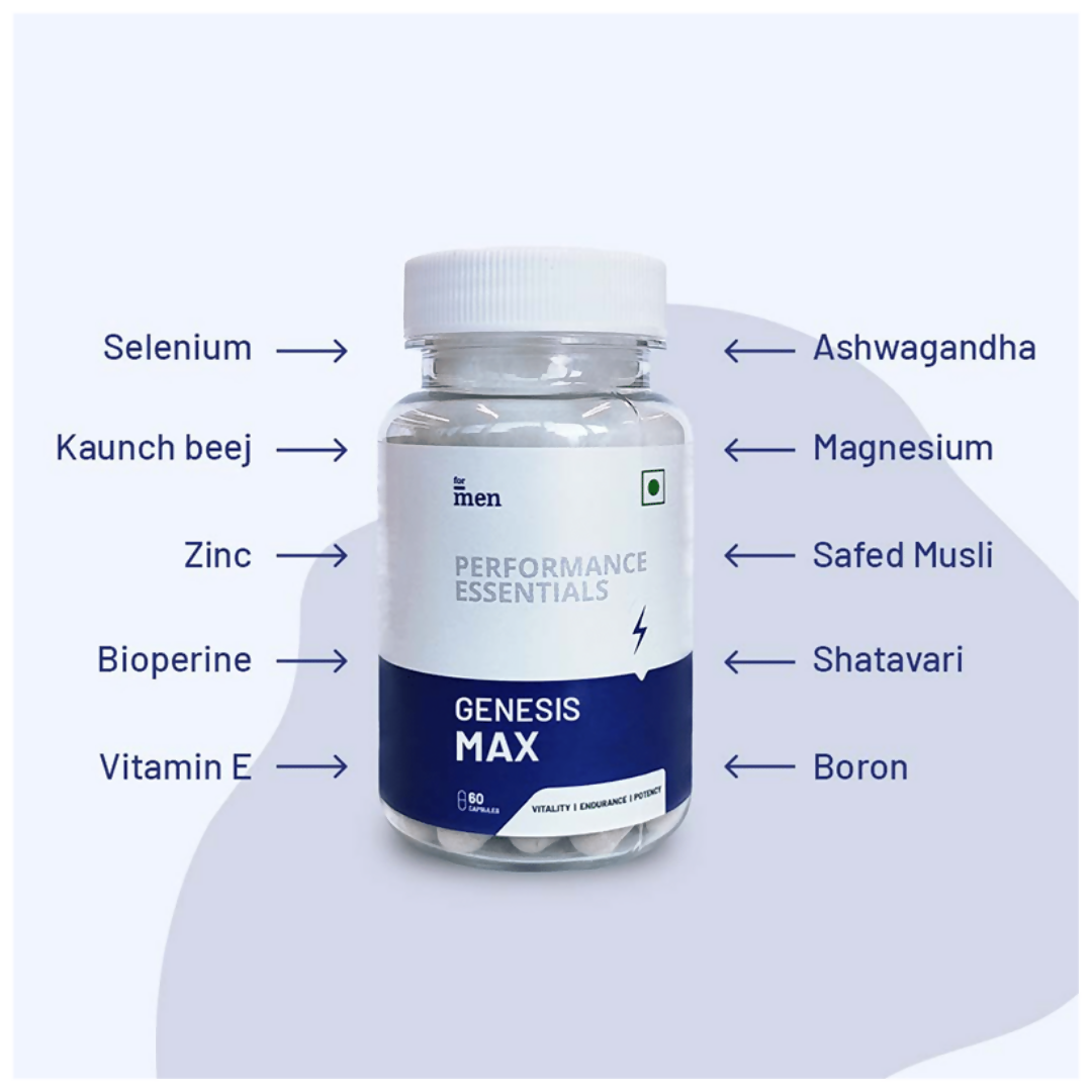 ForMen Genesis Max Performance Essentials Capsules | Grocsy