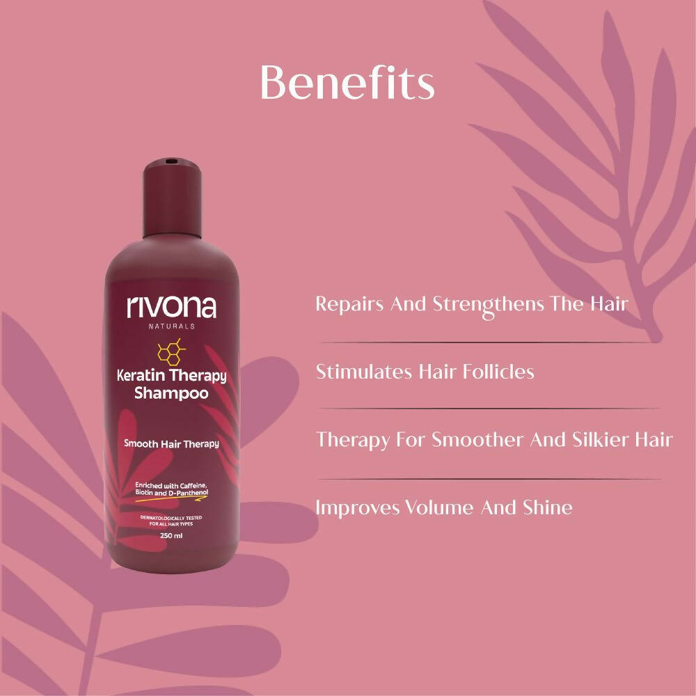 Rivona Naturals Keratin Therapy Shampoo | Grocsy