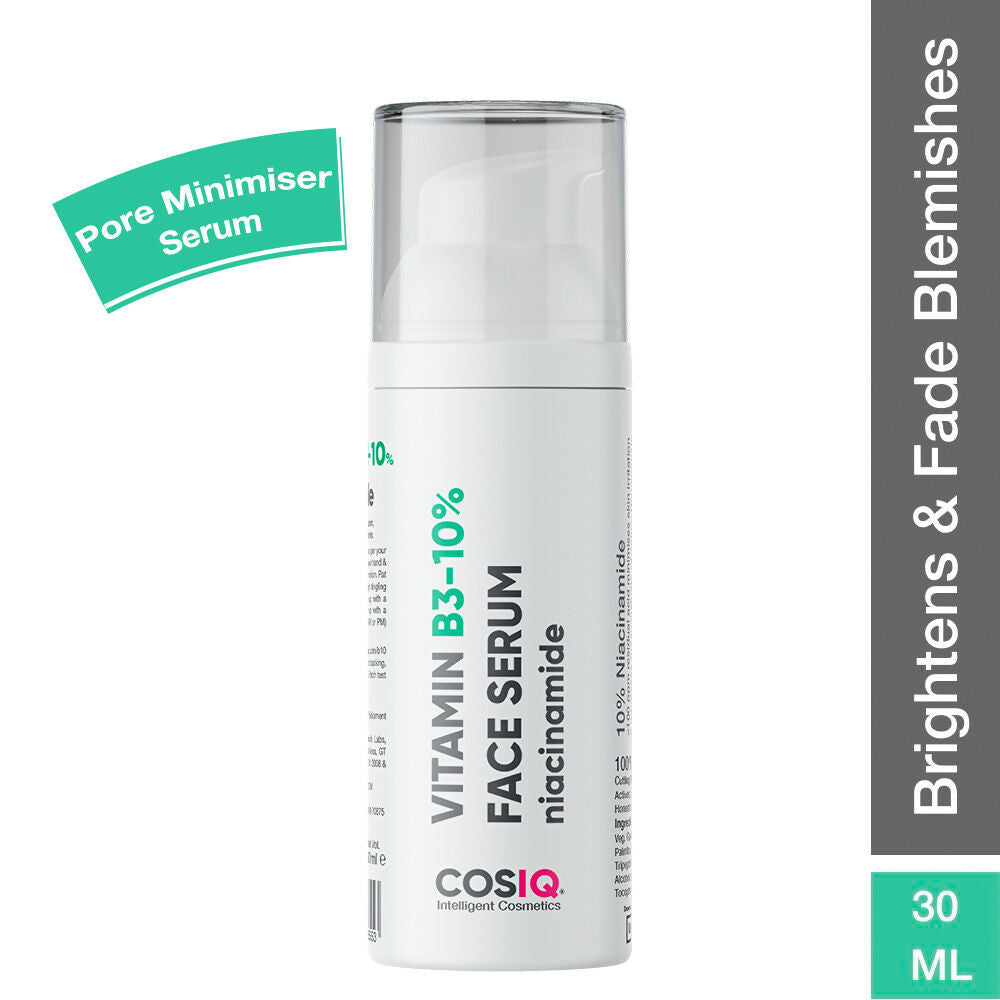 Cos-IQ Niacinamide Vitamin B3-10% Face Serum for Ultra Sensitive Skin | Grocsy