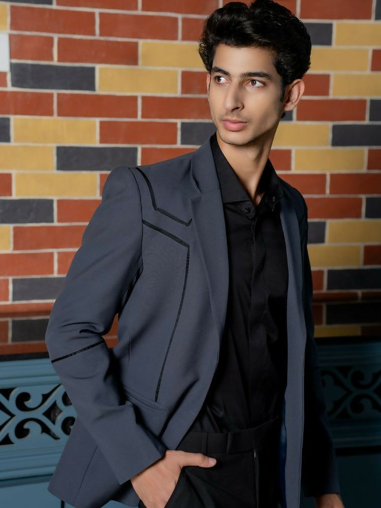 Skarve – Modern Grey & Black Smart Casual Set by Hilo Design | Grocsy