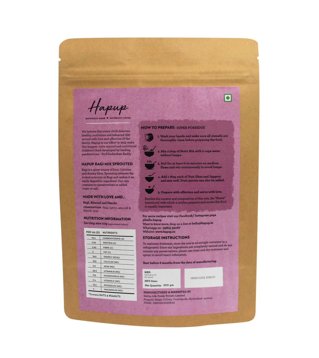 Hapup Ragi Mix Sprouted | Grocsy