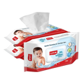 LuvLap Paraben Free 99% Pure Water Nourishing Baby Wipes, with Fliptop Lid | Grocsy