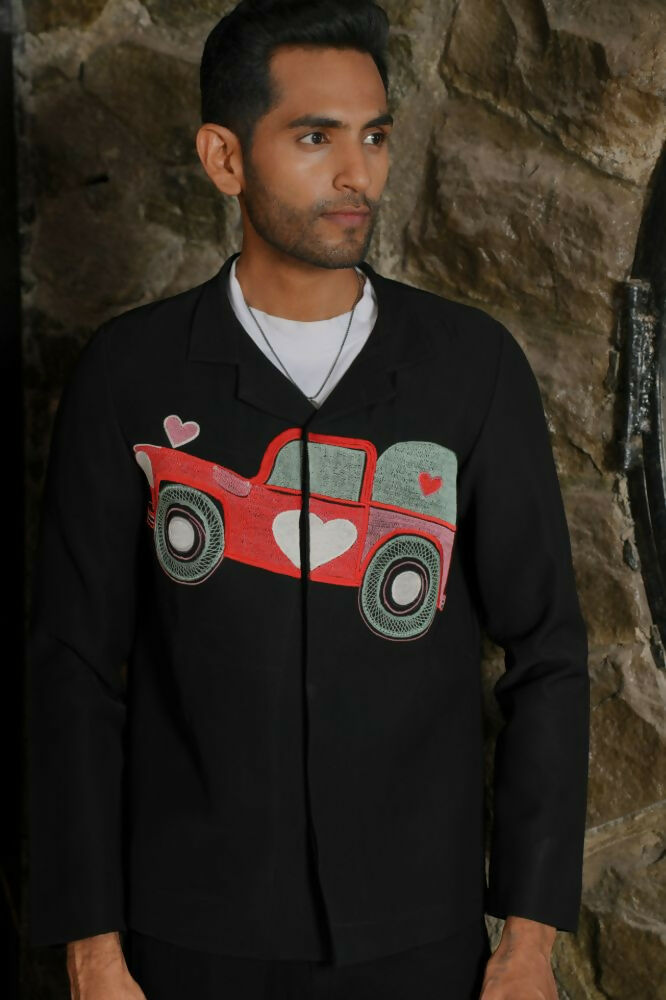 Cruise Black Shacket by Hilo Design | Grocsy