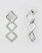 VOJ Stainless Steel Silver Silver Jewellery Set (Pack of 2) | Grocsy