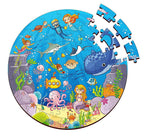 Webby Wooden Ocean Jigsaw Puzzle - 60 Pcs | Grocsy