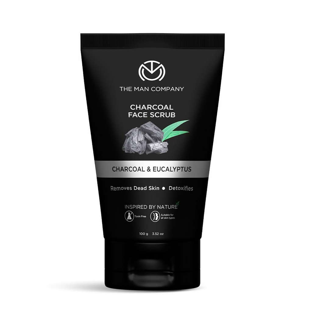 The Man Company Charcoal Tan Removal Face Scrub | Grocsy
