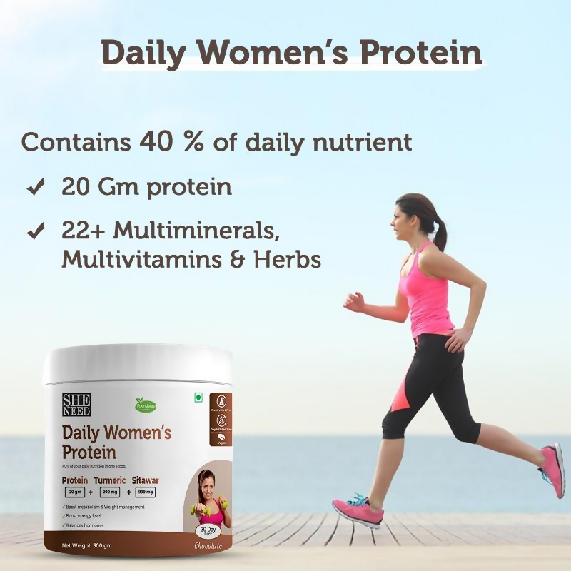 SheNeed Plant Based Daily Women’s Protein Drink With 21+ Nutrients For Women | Grocsy