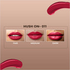 Colorbar Powerkiss Vegan Matte Lipcolor- Hush On | Grocsy