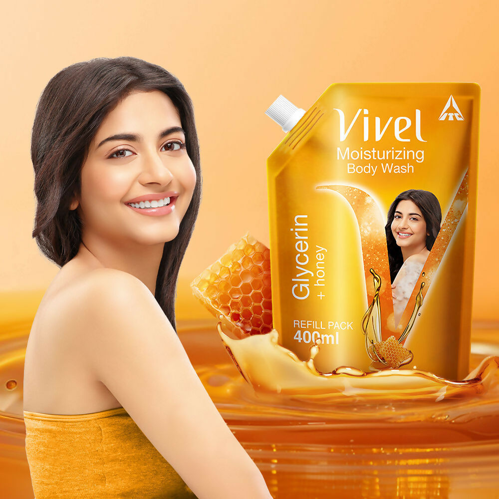Vivel Moisturizing Bodywash Glycerin + Honey Refill Pack | Grocsy