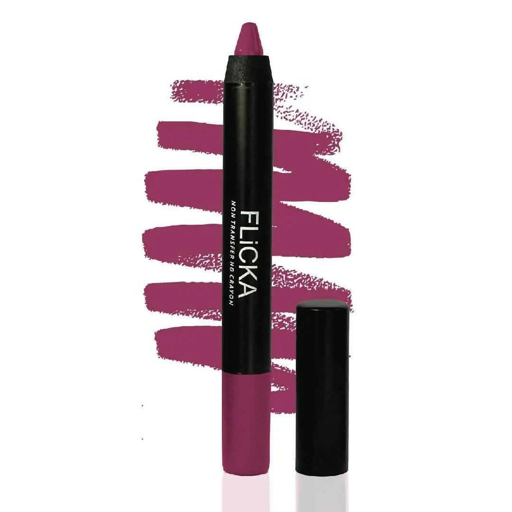 FLiCKA Lasting Lipsence Crayon Lipstick 09 Forever Young - Pink | Grocsy