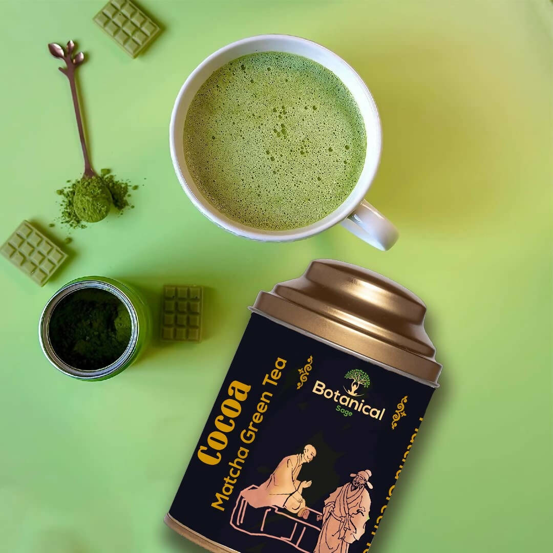 Botanical Sage Cocoa Matcha Green Tea | Grocsy