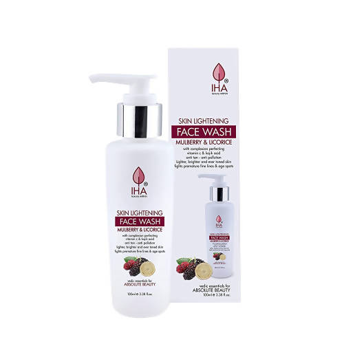 Iha Skin Lightening Face Wash with Mulberry & Licorice | Grocsy