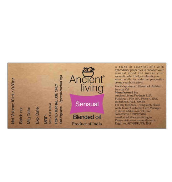 Ancient Living Sensual Blended Oil | Grocsy