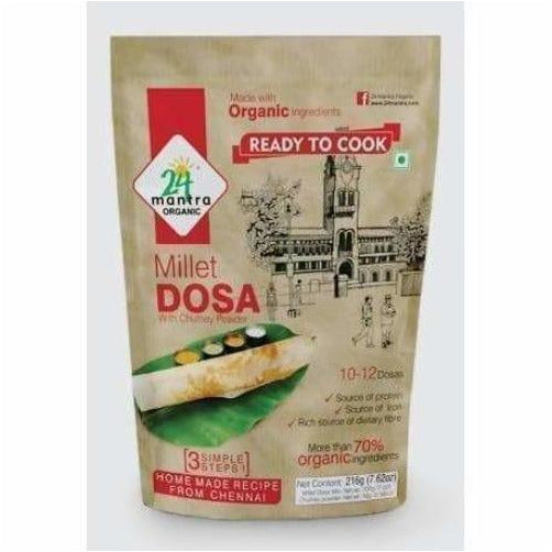 24 Mantra Ready to Cook Millet Dosa Mix | Grocsy