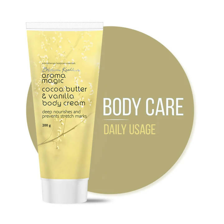 Blossom Kochhar Aroma Magic Cocoa Butter & Vanilla Body Cream | Grocsy